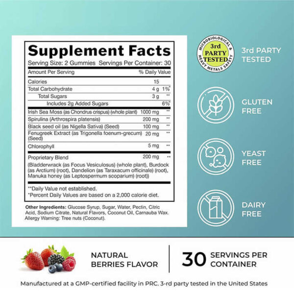 Sea Moss Gummies Immune Support